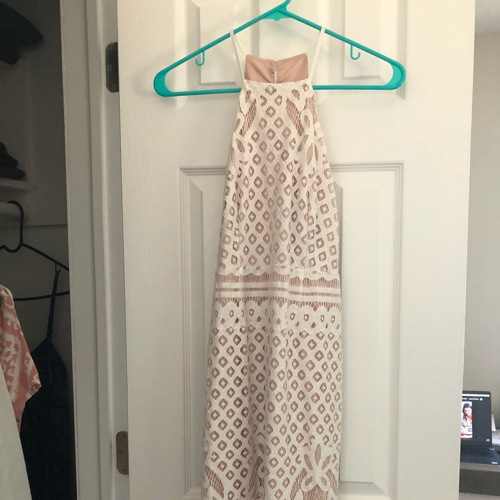 Lulus white dress size medium
